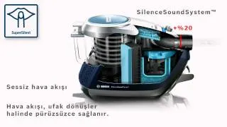 Bosch Relaxx'x Elektrikli Süpürge (Silent Airflow)