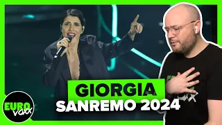 😲 GIORGIA - MEDLEY (REACTION) // SANREMO 2024 🇮🇹