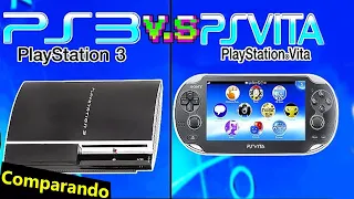 Comparando PS3 vs PSVITA (SEM FRESCURA, Jogos, Gráficos, Specs, VS, MELHORES MODELOS de TODOS)