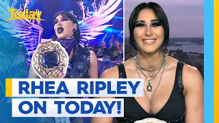 WWE Superstar Rhea Ripley catches up with Today | Today Show Australia