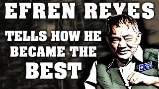 Efren Reyes tells how he perfected every type of pool game