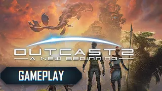 Геймплей новой игры Outcast 2 A New Beginning demo.#игры2024 #новыеигры