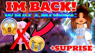 IM BACK! ALL the UPDATES I missed while I WAS gone + SUPRISE AT END!! | Roblox Royale High