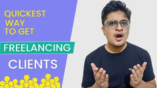 QUICKEST way to get Freelancing Clients in 2021 | How to find Freelancing Clients | #YouTubeShorts