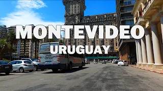 Montevideo, Uruguay - Driving Tour 4K