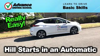 Hill Starts In An Automatic Car  |  Learn to drive: Basic skills