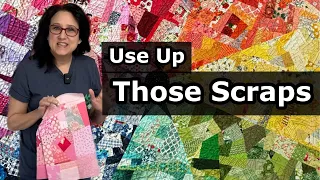 🌈 Epic SCRAPPY Quilt || Short Version