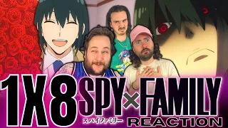 EVIL BROTHER!?!?!?!?!?! SPY X FAMILY | REACTION | 1x8 "THE COUNTER SECRET POLICE COVER OPERATION"