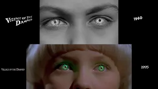 Village of the Damned (1960/1995) side-by-side comparison