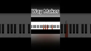 Way Maker Piano Tutorial *Easy* #piano