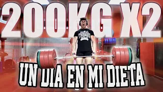 VOLUMEN #11 | UN DIA EN MI DIETA 🦖  Mis PRIMEROS 🔥200KG🔥 en CONVENCIONAL y MACARRONES CON TOMATE 😱 😱