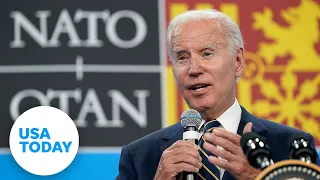 President Biden takes reporter questions at NATO summit | USA TODAY