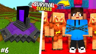 Minecraft Pe 😍 Survival Series Episode 6 in Hindi 1.20 | I Lost Everything In Nether 😔