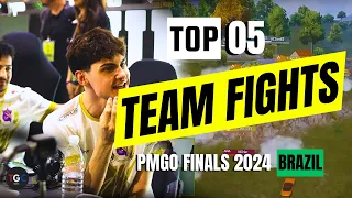 Epic Battles Unveiled: Top 5 Intense Team Fights at PMGO Finals 2024