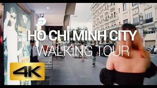 【4K】Walking Ho Chi Minh City, Vietnam. Notre Dame Cathedral of Saigon to Nguyen Hue Street.June 2020