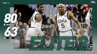 Michigan State vs. LSU: Sweet 16 NCAA tournament extended highlights