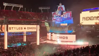 AJ Styles and Omos Wrestlemania 37 Entrance!