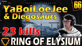 YaBoiLoeJee & Diegosaurs | 23 kills | ROE (Ring of Elysium) | G66