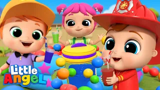 Rainbow Juice Song | Colors Song for Kids | Little Angel Kids Songs & Nursery Rhymes