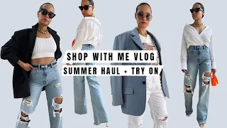 Shop With Me Vlog | Home Furniture  | ZARA, Aritzia, Gucci Try On