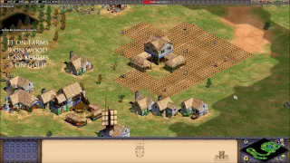 AOE2: Fast Castle step-by-step build order