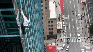 Climbing Chicago Skyscraper GoPro