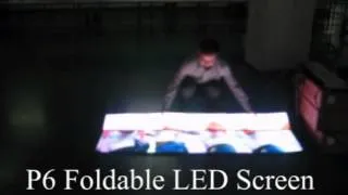 Folded LED Manufacturer show you How to fold *Foldable LED Screen*