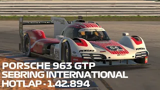 Iracing NEW PORSCHE 963 GTP  Sebring International