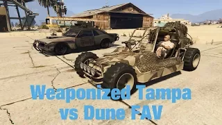 Dune FAV vs Weaponized Tampa - GTA 5 ONLINE