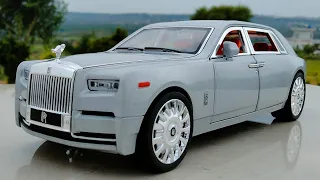 Che Zhi 1/18 Rolls-Royce Phantom Model with Sound and Light view - Unboxing