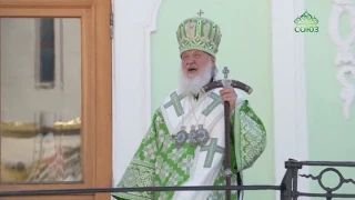 Святейший Патриарх Кирилл совершил Литургию в Троице-Сергиевой лавре