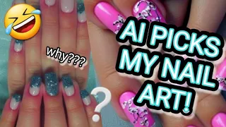 AI Picks My Nail Art || Artificial Intelligence Photo Generator Created These Nail Designs!