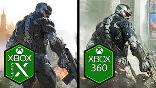 Crysis 2 Remastered Xbox Series X vs Xbox 360 Comparison
