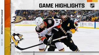 Ducks @ Penguins 12/11/21 | NHL Highlights