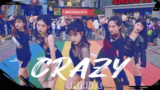 [KPOP IN PUBLIC CHALLENGE] 4Minute(포미닛)-Crazy Dance by mermaids from Taiwan #cover #4minute #crazy