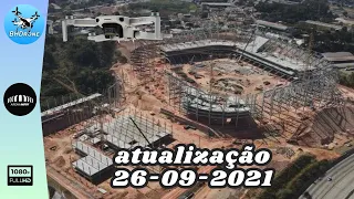 Arena do Galo (MRV), visto de cima em 26-09-2021. #galoucura #atleticomineiro , #atléticomineiro ,