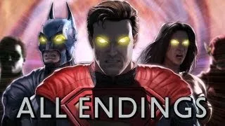 Injustice: Gods Among Us - All Character Endings TRUE-HD QUALITY