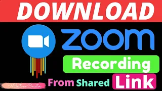 Download ZOOM Recording From Shared Link (Works In 2020!!)