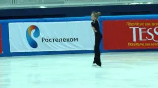 Elena Radionova, FS at practice, Russian Nationals 2014