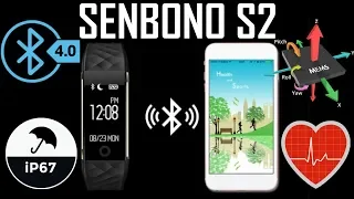 SENBONO S2 - обзор и тестирование смарт браслета с влагозащитой IP67 с Aliexpress