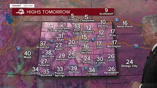 Heavy duty cold for Denver, heavy snow for the mountains