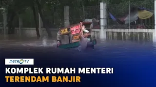 Kompleks Rumah Dinas Menteri Terendam Banjir