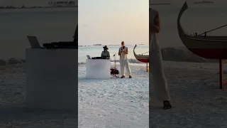 Maldives live Saxophone #lounge #saxophone #djsax #саксофонист #мальдивы #maldives