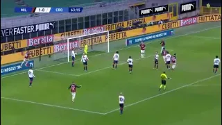 Goal Ibrahimovic Z. AC Milan Vs Crotone