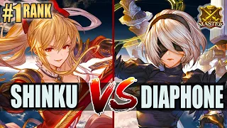 GBVSR 🔥 Shinku (Vira) vs Diaphone (2B) 🔥 High Level Gameplay