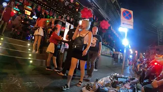 [4K] Sukhumvit Soi 4 & Nana Plaza Midnight scenes Bangkok Thailand