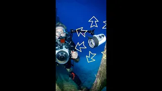 The Secret to Aiming Your Strobes // Underwater Photography in 60 Seconds #Shorts