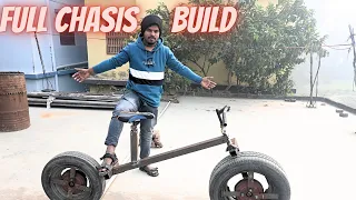 Modified Fat tyre Cycle - Full chasis Build 😎#modifiedcycle