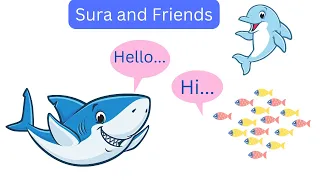 Stories for Kids  -  Little Sura and Friends -  Shark, Dolphin and Friends Story @babylearnersTamil