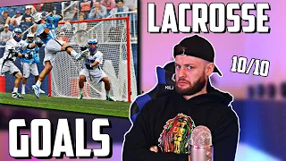 SOCCER FAN Reacts to LACROSSE GOALS  ||  My Opinion on Lacrosse is changing...